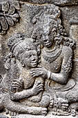 Prambanan - Ramayana reliefs of Shiva Temple. 